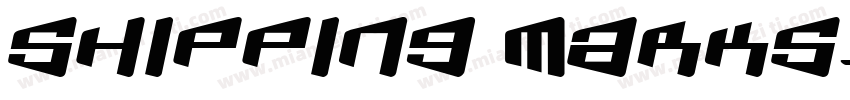 shipping Marks字体转换